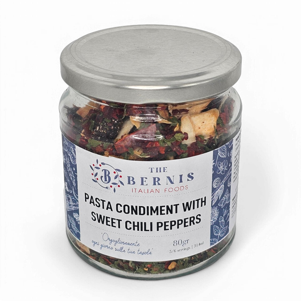 Pasta Condiment with sweet chili peppers